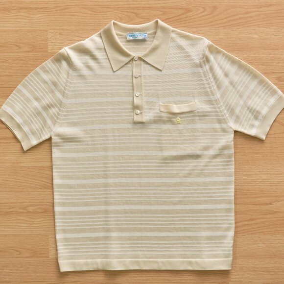 MONTAGUT Paris Men's Polo Shirt Vintage, Size 4, Made in France - Picture 1 of 9